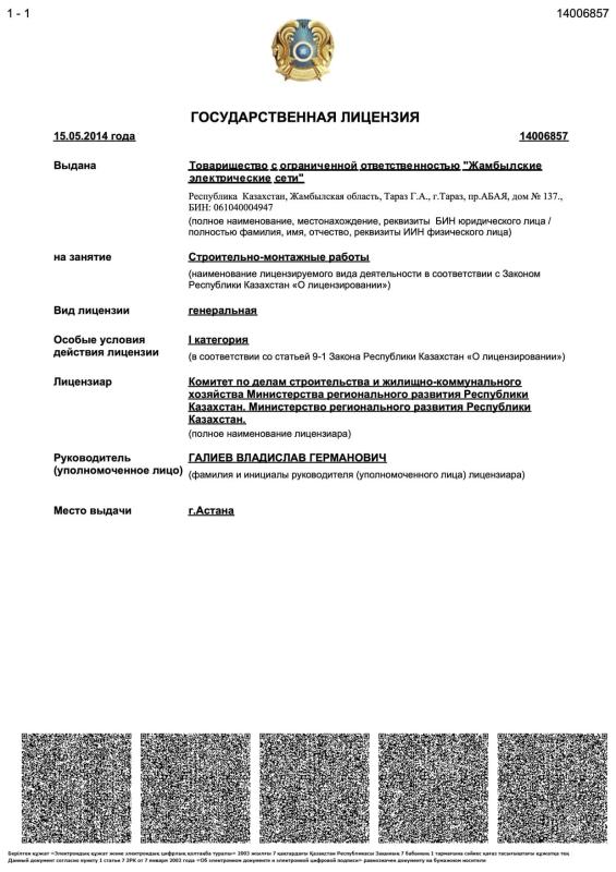 Государственная лицензия 1